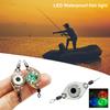 Mini Underwater Fishing Lamp Waterproof LED Fish Eye Luring Light Submersible Deep Drop Fish Attraction Gathering Lamp Fishing Accessories