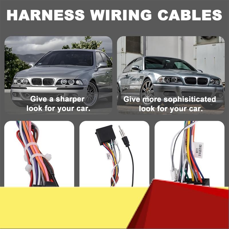 Car Radio Canbus Box Decoder Wiring Harness OD-BMW-02 For BMW E39/E46/E53 Harness Wiring Cables Wiring Harness Plug-M53K