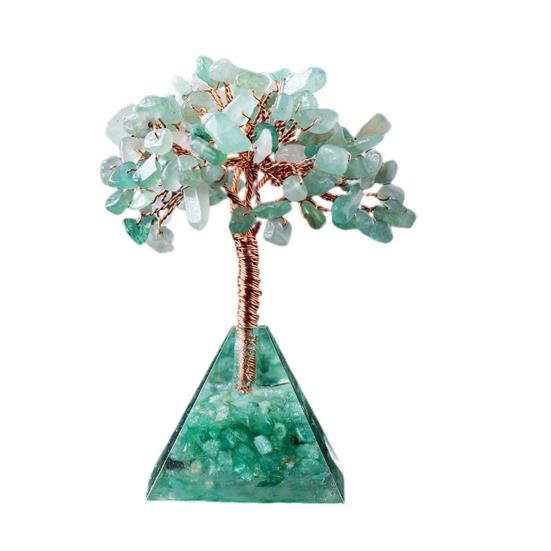 Modern Fake Crystal Tree Aesthetic Pyramids Ornamental