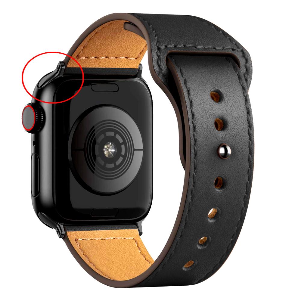 Leather strap For Apple watch band 44mm 45mm 49mm 40mm 42mm 46mm wristband correa bracelet iWatch series 8 9 10 11 SE 7 Ultra 3