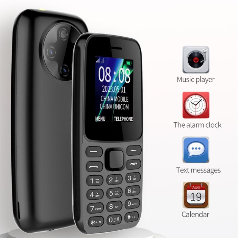 H11 1866 Многофункциональный кнопочный телефон 2G GSM Мобильные телефоны для студентов и пожилых людей Телефон с двумя SIM-картами