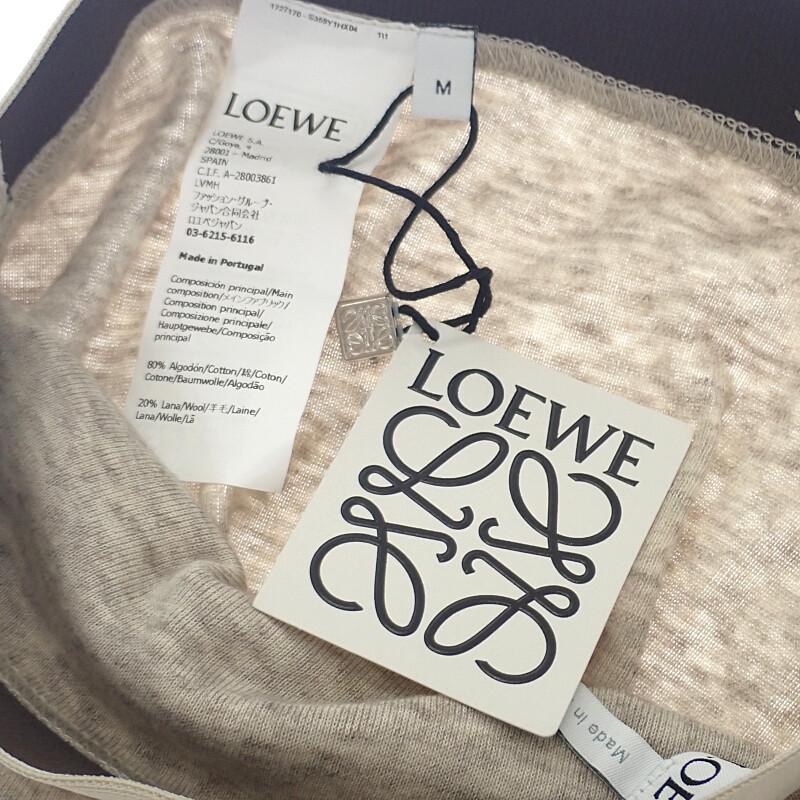 LOEWE  S359Y1HX04 M Long skirt beige cotton/wool Women