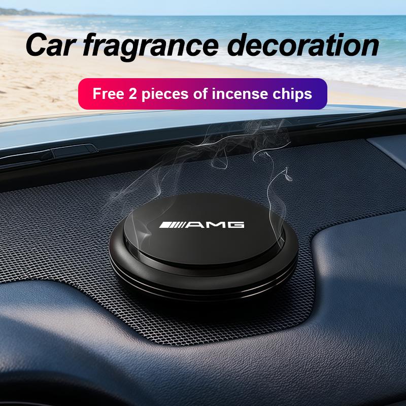 AAVP1 Car Air Freshener Solid Perfume Rotating Aromatherapy Decor For Mercedes Benz AMG GLC W203 W206 W220 W205 W211 W212 W201 C Class