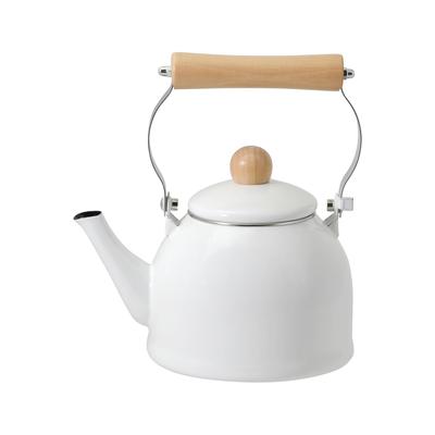 Чайник Pearl Metal Induction Just the Right, 1,6 л, Эмалированный, Совместимый, Белый, Размер, HC-383