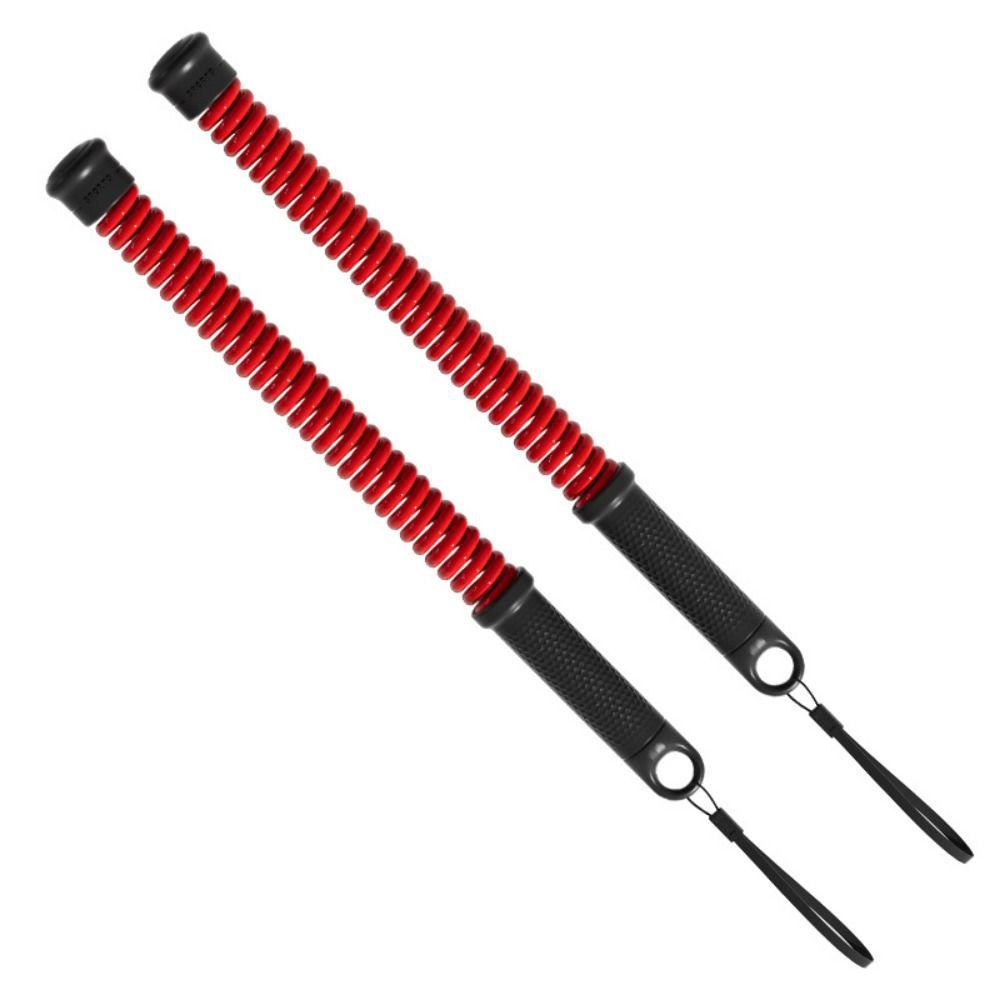 2pcs Ergonomic Grip Cordless Battle Rope Non-Slip Handle Spring Arm Expander Aerobic Exercise