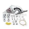 Chrome/Black Air Cleaner Filter for 2001-2009 Harley Davidson Softail Fat Boy Dyna Street Bob Wide Glide