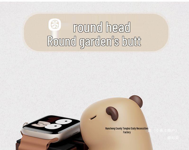 Зарядная подставка, совместимая с капибарой, для Apple Watch, iWatch и Huawei Watch GT5