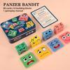 80Pcs Cards Face Change Expression Puzzle for Kid Building Blocks Montessori Cube Table Game Early Educational Toy Children Gift