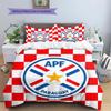 Paraguay national football Pattern Bedding Home Decoration Birthday Gift (1 * duvet cover + 2 * pillowcase, without core),fan merchandise.