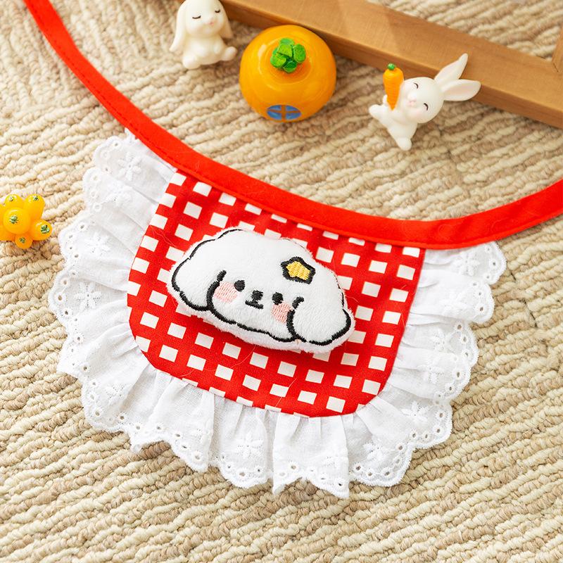 Милый маленький зверёк слюнявчик для собаки средний и щенок кошка шейное кольцо треугольный шарф фартук питомец ожерелье для собаки