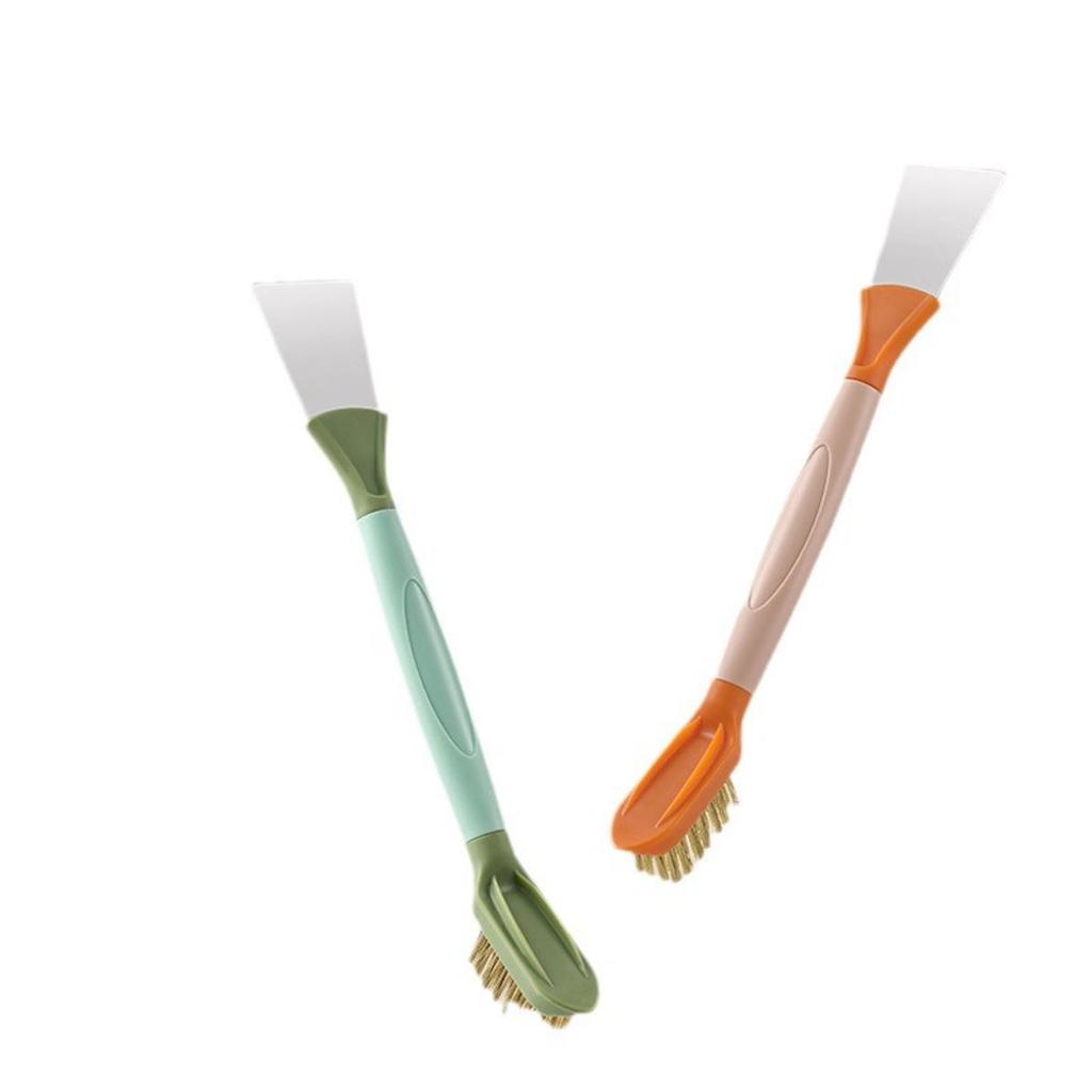 Щетка для чистки пазов 2 в 1, очиститель для оконных направляющих, щетка для газовой плиты с двойной головкой, щетки для чистки щелей, инструменты для кухни