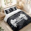 Bedding Set 1 Duvet Cover 2 Pillowcases Rammstein Print Bedroom Home Decoration