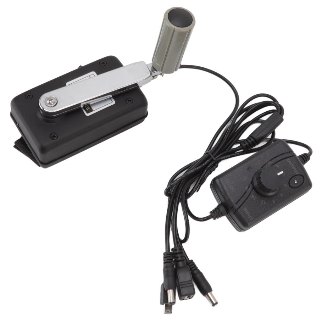 Hand Crank Generator Portable High Efficiency 30W Small Black Generator for Outdoor Emergency