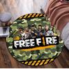 Free Fire Circular Rug - Office Decorative Carpet For Living Room Bedroom Door Mat Floor Rug Computer Chair Area Rug