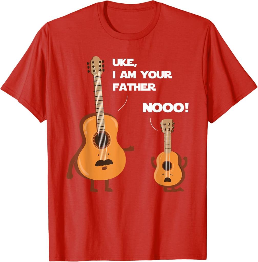 Uke I Am Your Father Funny Ukulele Guitar Music Unisex T-Shirt