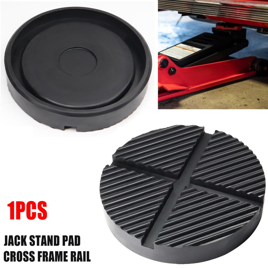 Floor Slotted Car Rubber Jack Pad Frame Protector Guard Adapter Jacking Lifting Disk Pad Tool Pinch Weld Side Chassis Trolley