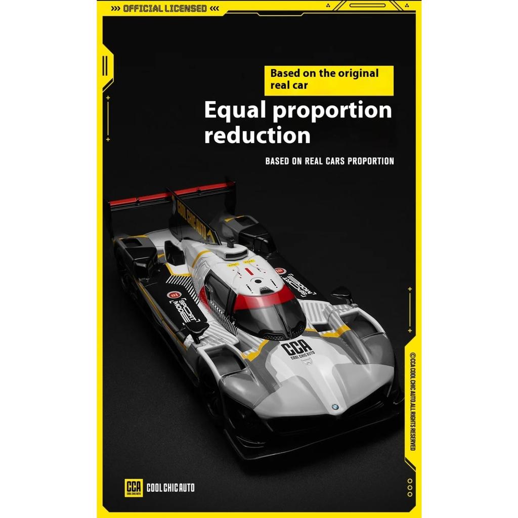 1/24 BMW M Hybrid V8 Супер Гоночный Металлический Литой Сплав Модель Автомобиля Звук и Свет Классические Модные Коллекционные Украшения Подарок Мальчикам