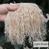 Mongolia Fur Sheepskin Wool Extensions Hair Row BJD Dolls Wigs SD Blyth Wigs  Doll Toy Accessories