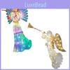 Angel Tree Topper Led Lighted Acrylic Star For Christmas Tree Decor