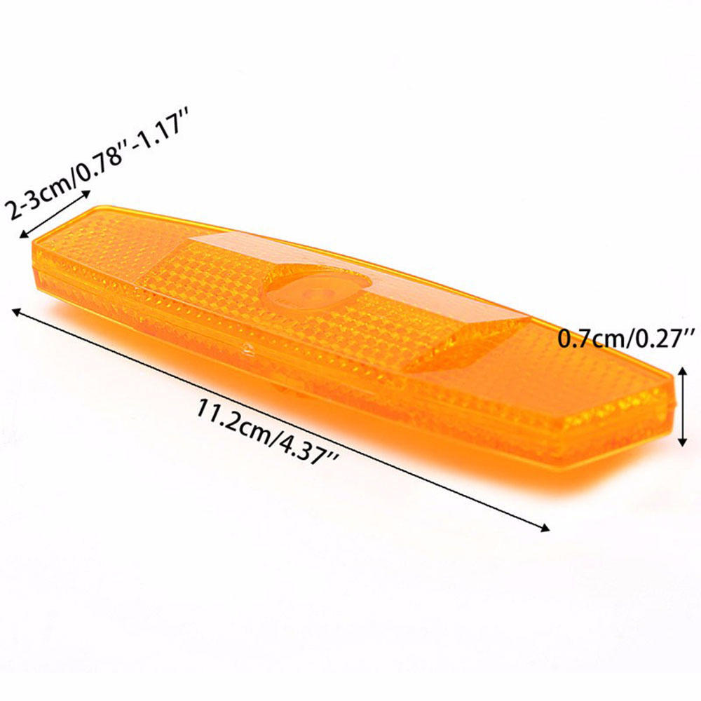 Cool Bike Safety Assurance Wheel Reflective Warning Lights Bicycle Spoke Reflector Mountain Bike