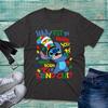 Why Fit In When You Were Born To Stand Lilo Stitch Tshirt Autism Awareness Te