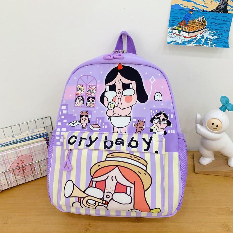 Kindergarten Primary School Students Schoolbag Cartoon Animation Cute Printed Boys And Girls Backpack Children'S Backpack