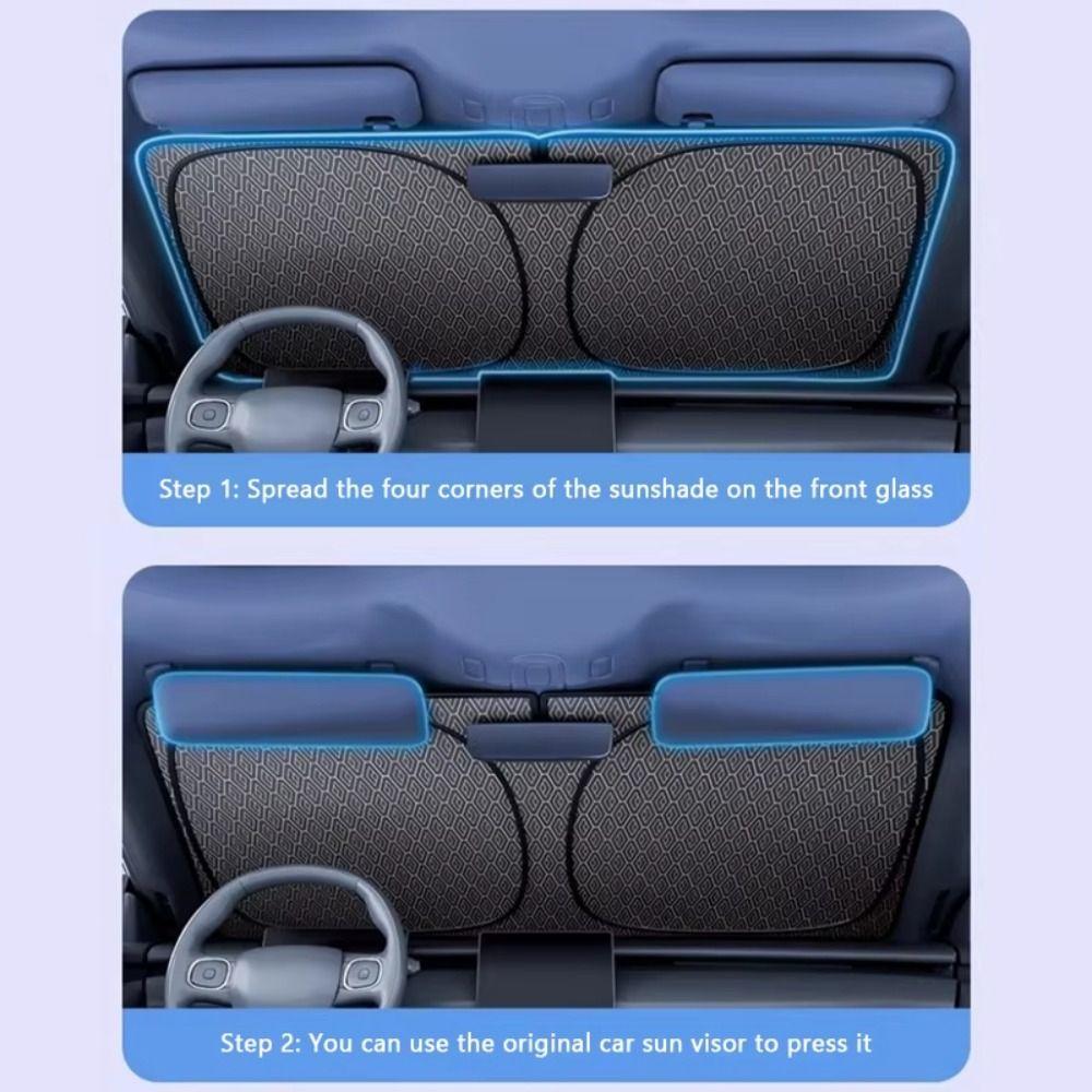 UV Refletive Car Windshield Cover 5-Layer Car Sun Shade Auto Sun Protection Visor Front Sunshade