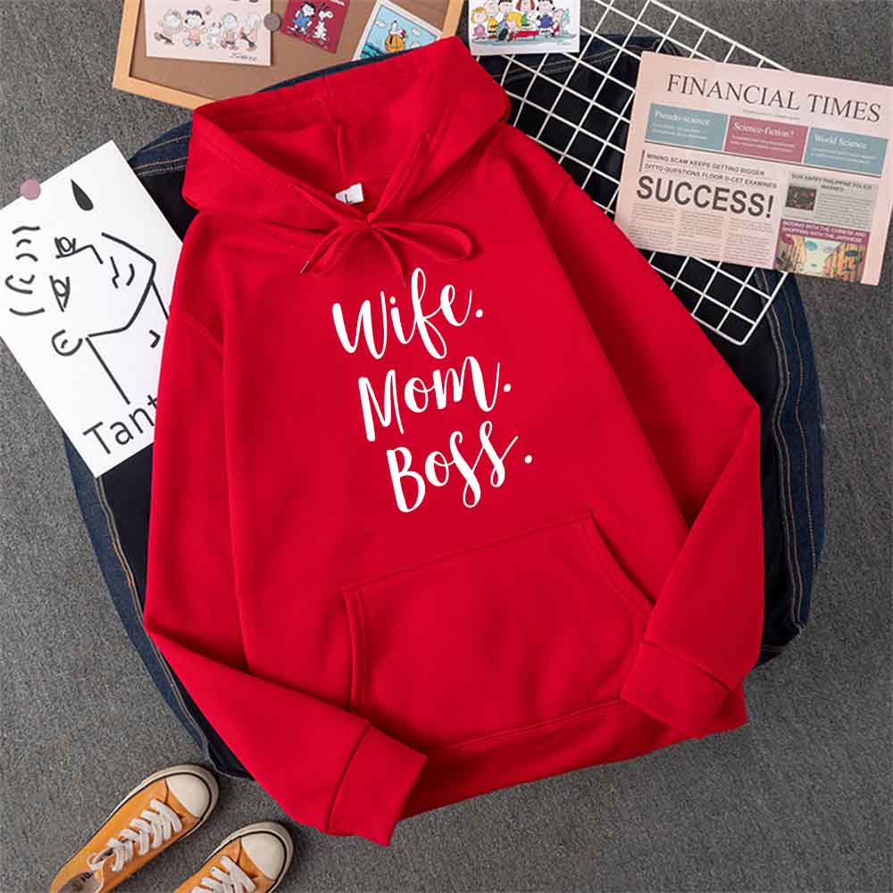 Мужские и женские новые толстовки с капюшоном для жены и мамы, модные толстовки с принтом в виде букв, свободные повседневные спортивные свитера с капюшоном в стиле Харадзюку