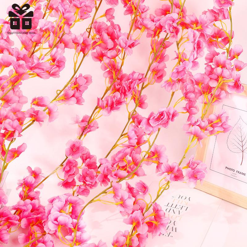 230 см искусственные цветы сакуры виноградная лоза свадебный сад роза арка украшение для дома вечеринка рождественский свадебный искусственный шелк скрапбукинг растения