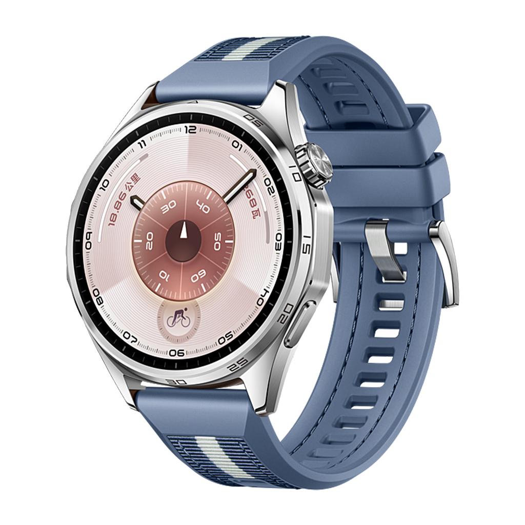 Huawei Watch GT 6 GT6 Pro 46 мм Watch 5 4 Pro GT5 4 3 2 Pro Ремешок Официальный Нейлоновый Браслет Ремешки Для 22 мм Композитный Силиконовый Ремешок
