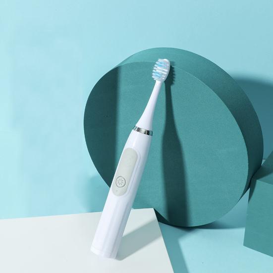 Electric Toothbrush Handheld Soft Bristle Waterproof Sonic Whitening Cleaning Toothbrush for Adults