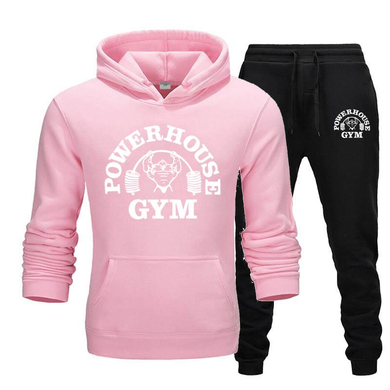Толстовки, мужские комплекты спортивной одежды, повседневный спортивный костюм, мужской костюм из 2 предметов: толстовка + спортивные штаны, осень-зима 2020, толстый мужской топ с капюшоном