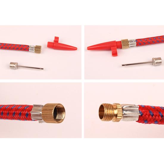 Набор из 5 адаптеров для насоса с иглами, клапанный соединитель для велосипедной шины, футбольного мяча, надувного матраса