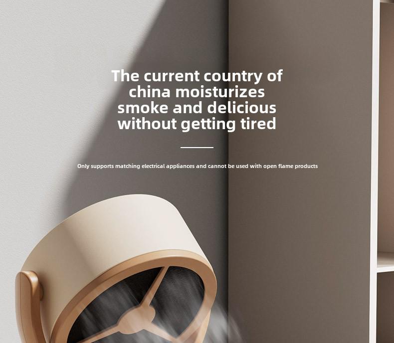 Портативная настольная мини-вытяжка со съемным фильтром для улавливания паров масла