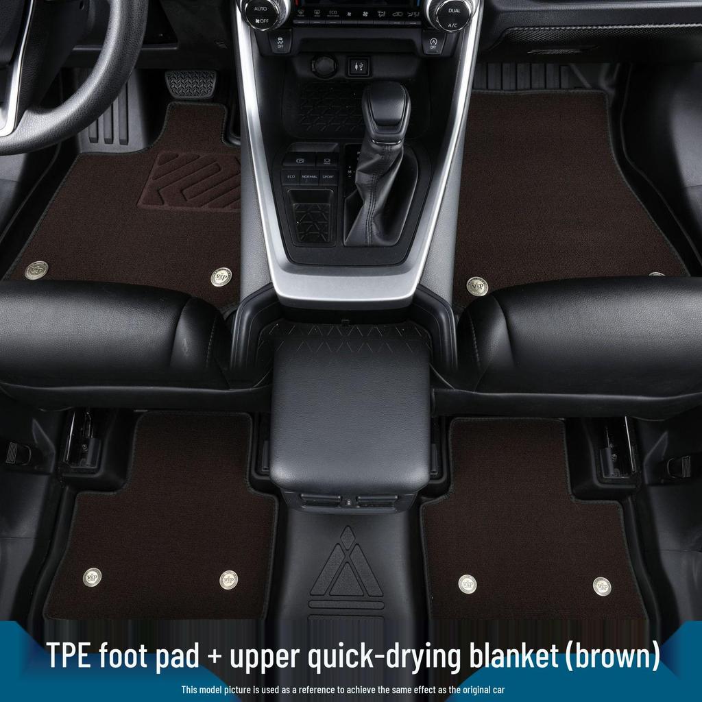 Совместимые напольные коврики Yueyi 07: Нескользящие, износостойкие, экологически чистые TPE, индивидуальная посадка для 25 моделей.