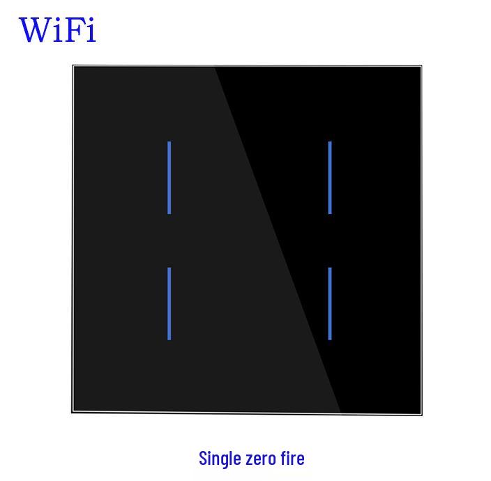 Умный настенный переключатель WiFi для ЕС с голосовым управлением Alexa и Google, сенсорное и двойное управление