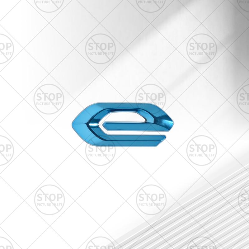Car Sticker Electric Vehicle E Logo 3D Decal Body Decoration Badge Rear Trunk Emblem For Peugeot EV 2008 5008 4008 3008 508 iOn