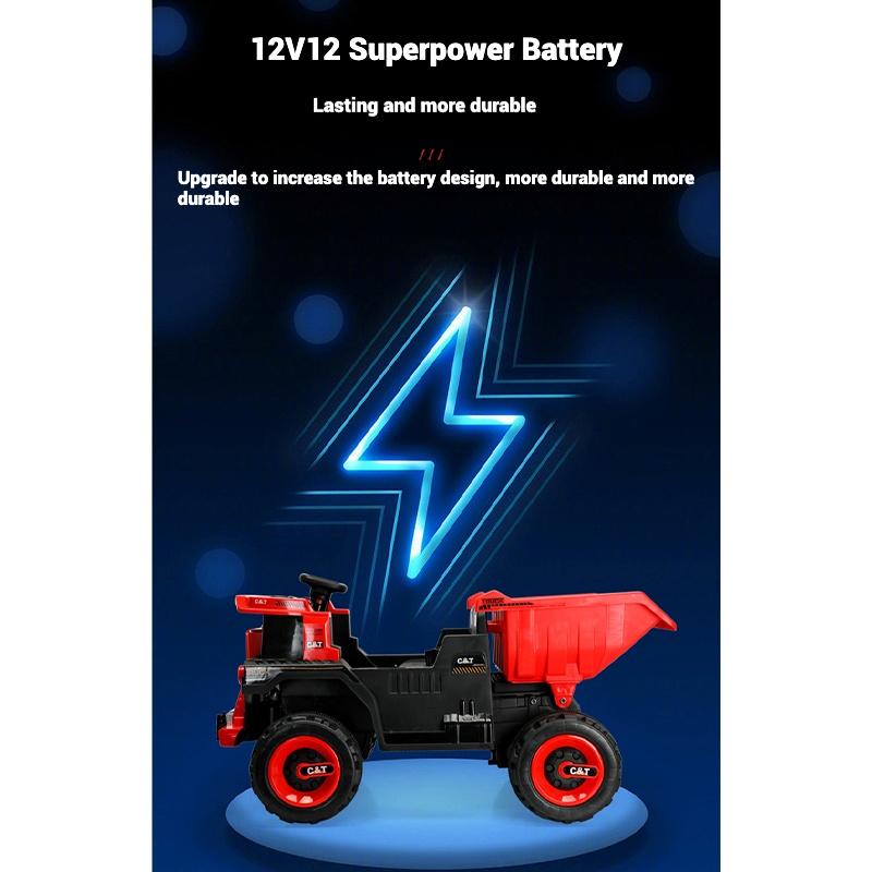 Детская электрическая четырехколесная игрушечная коляска для бездорожья с дистанционным управлением, двойным приводом и музыкальной светодиодной подсветкой Bluetooth