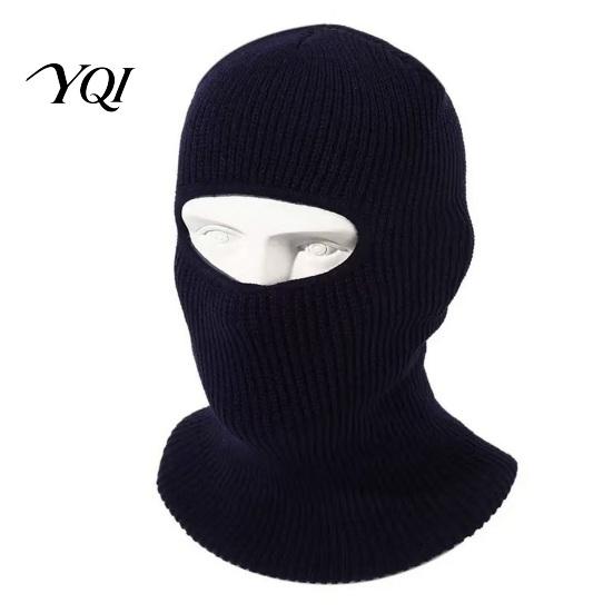 Anti Cold Cycling Accessory Winter Knitted Balaclava, Unisex Face Mask Hat, Warm Windproof Outdoor Sports Guard Ski Cap Neck Warmer for Skiing