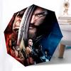 Warcraft, Fantasy Automatic Opening and Closing, 8 rib Structure Portable Umbrella, Suitable for Men and Women in All Seasons  Perfect Gift