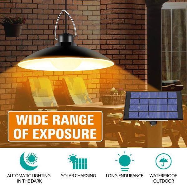4/3/2/1 головки светодиодный солнечный подвесной светильник для использования в помещении, солнечная лампа с линейной лампочкой, освещение сарая для дома, сада, двора
