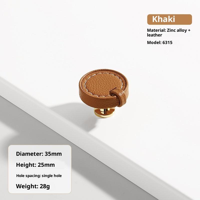 Ручки и ручки для обувного шкафа из цинкового сплава с кожаной ручкой, кухонные ручки для дверей шкафа, ручки для ящиков, мебельная фурнитура