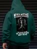 Хит продаж новая осенняя мужская толстовка с капюшоном с принтом черепа и букв, мягкая и удобная, одежда в уличном стиле для активного отдыха