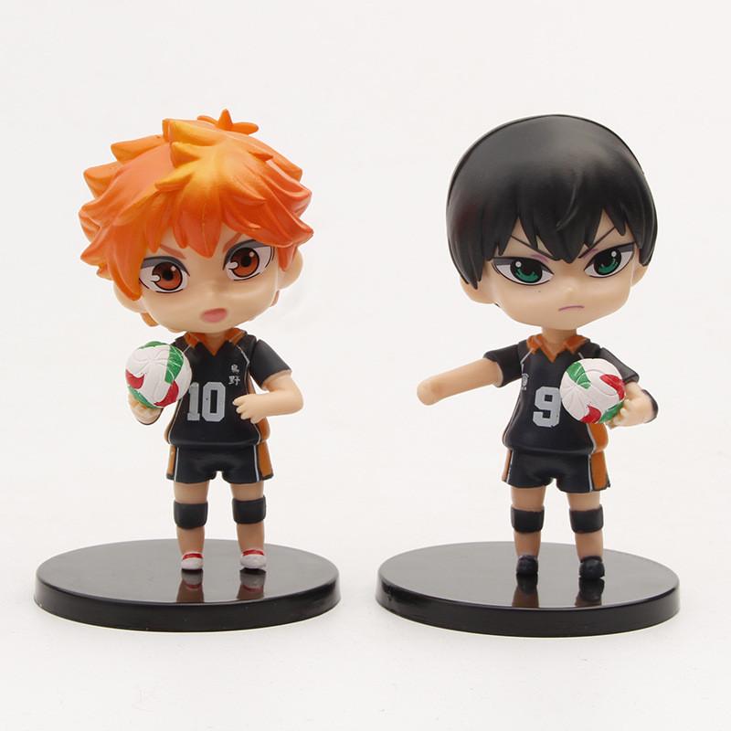 Haikyuu Shoyo Hinata Tobio Kageyama Pvc Figures Collectible Anime Characters Desk Car Decor