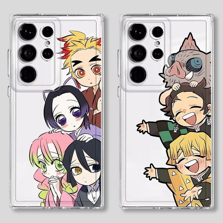 Чехол для телефона для Samsung Galaxy S26 Note 20 Ultra 10 S23 Ultra S25 Edge S21 S20 Plus S24 S22 FE D-Demon S-Slayer