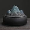 1 шт. Украшения для домашнего декора в горном дизайне, противопожарная спирали для благовоний, курильница, держатель для благовоний, керамическая курильница для чая Zen Pet