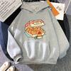 Kitten Nuggets Happy Hoodies Women Kawaii/cute High Street Sweatshirts Cat Biscuits Dipping Sauce Long Sleeve Men