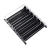 Self Pushing Drink Holder 6 Rows Adjustable Width Spring Loaded Easy Slide Large Capacity 15in Fridge Drink Dispenser