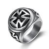 US Size 7-13 Male Cross Knights Templars Ring 316L Stainless Steel Menunique Jewelry Exquisite Men Biker Ring