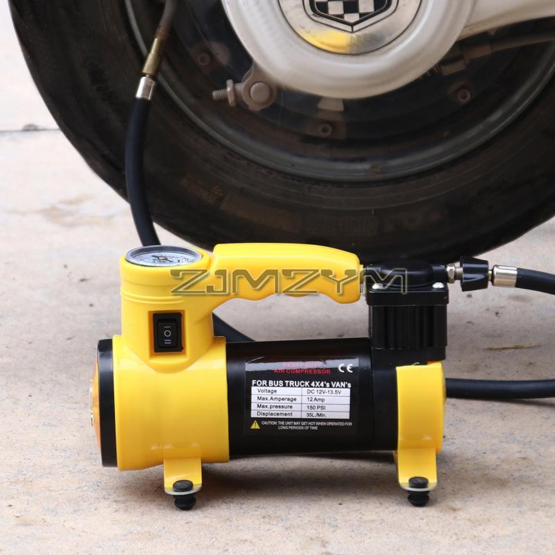 48V-70V Air Compressor Portable Tyre Inflator Electric Motorcycle Pump Air Compressor Small Vehicle Air Pump